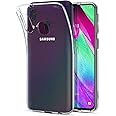 NEW'C Cover per Samsung Galaxy A40, Custodia Gel Trasparente Morbida Silicone Sottile TPU [Ultra Leggera e Chiaro]