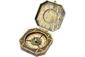 Bristol Novelty BA1315 Boussole de Pirate pour déguisement, Unisexe, Adulte, Taille Unique