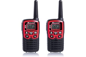 Midland - Walkie Talkie per Famiglie XT10, 2 Radio Ricetrasmittenti per Esterno e Famiglia - 16 Canali PMR446 Senza Licenza, Raggio 4Km, 38 Toni CTCSS, VOX, SCAN, 2 Clip Cintura Inclusi