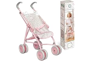 La Nina- Chaise GDE. Violet (34 x 62 x 42 cm) Poussette pour poupées, 65069, Multicolore