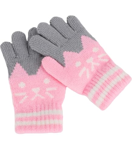 Cyiecw Gants De Ski Enfant Imperméables - Avec Doublure Polaire Pour Garçons Et Filles 4-8 Ans