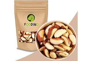 Paranüsse ganz Paranusskerne ohne Schale Paranuss naturbelassen ungesalzen ungeschwefelt 100% Natural 500g - 5kg Paranuss Kerne aus Bolivien wiederverschließbar Premium Qualität FOODINO (5kg)