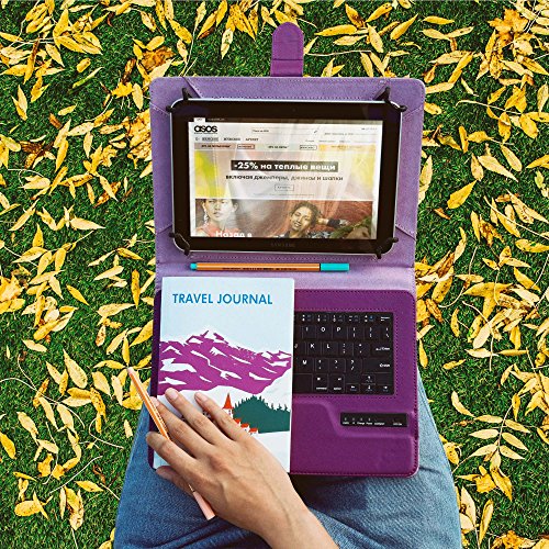 Huawei MediaPad 10 FHD, 10 Link, 10 Link+ Tastaturhülle, COOPER INFINITE EXECUTIVE abnehmbare QWERTY Bluetooth Funktastatur Tragetasche Tabletschutz Folio mit Standfunktion (Schwarz) - 5