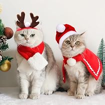 Deguisement de Noël pour Chien Chat, Accessoire Tenue Costume de ...