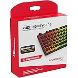 HyperX Pudding Keycaps - Full Key Set - PBT - Black - English (US) Layout - 104 Key, Backlit, OEM Profile