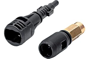 Kit Adattatori per Idropulitrici AR Blue Clean con Accessori di Altri Brand, nero