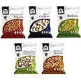 Wonderland Foods 500g (100g X 5) Dry Fruits Combo of Pistachios, Almond, Cashew, Golden Raisins & Walnut Kernel 100g Each