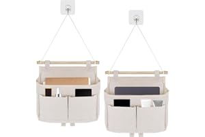 ARONRAVE Hängeorganizer 2 Stück Hängende Aufbewahrungstasche Hängeorganizer Wand Organizer Hängend Hängetasche Wand Hängeorganizer Hängeaufbewahrung für Zuhause, Büro, Wohnmobil