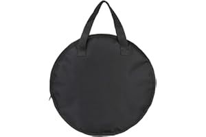 DEMERAS Portable 12 Pouces Dumb Drum Practice Pad Bag Sac de Transport en Tissu Ox Noir Accessoires pour Instruments à Percussion pour Ranger Le Support de Caisse Claire,Accessoires De Jeu