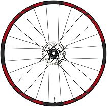 Adesivi Per Cerchi Bici MTB 26-29 Pollici - Vinile Lucido Grigio, Impermeabile, UV Resistente, Larghezza 1cm