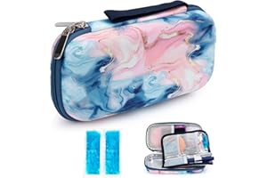 YOUSHARES Insulin Cooler Travel Case - Medicine Cool Bag, Monjaro Travel Case for Diabetes Supplies