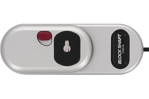 BLOCK SHAFT Gatelock Pro Simple - Cerradura Antirrobo de Muy Alta Seguridad para Vehículos Industriales, Cierre Mixto, Aleación Especial Inoxidable