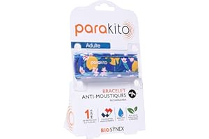 BIOSYNEX PARAKITO Bracelet Anti-Moustiques Rechargeable Citrons adulte