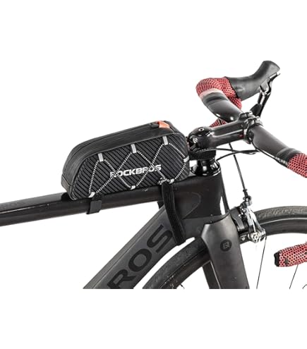 FYDUN Sac Outil Vélo Double Pour Tube Supérieur Avec Porte-Bouteille