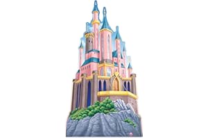 Star Cutouts Ltd Princess Castle Cardboard Cut, Multi-Colour, 175 x 100 x 175 cm