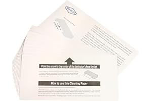 SINCHI Roller Cleaning Paper for Laminator Machine, 10 pcs Pack