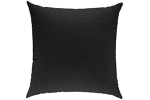 sunnypillow Coussin Décoratif pour Canapé Palette Intérieur/Extérieur Oreiller 40 x 40 cm plusieures Tailles et Couleurs à Choisir Noir