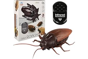 YATOSEEN Jouet Cafard Télécommandé – Jouet Qui Taquine Les Chats et Les Chiens, Cafard Réaliste, Décoration d'halloween, Jouet Effrayant, Cadeau de Farce pour Halloween, Poisson D'avril, Noël