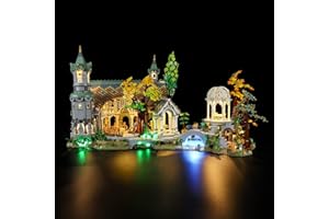LIGHTAILING Light For 10316 The Lord of The Rings: Rivendell - Led Lighting Kit Compatible With Building Blocks Model - NOT Included The Model Set