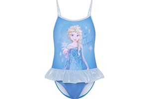 DISNEY Frozen Elsa Girls Skirted Swimming Costume Swimsuit in My Element