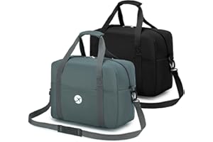 BKAZV Borsa Viaggio 40x30x20 Wizzair Tui Airways Borsone da Viaggio Pieghevole Borsa Bagaglio Viaggio Valigia a Mano Borsa Pieghevole da Viaggio Borsone Valigia per Donna e Uomo