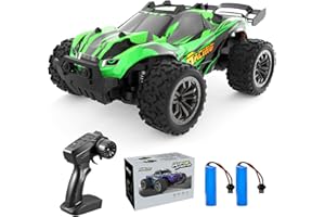 ACAMMZAR AT3 Voiture Télécommandée, 1:20 RC Voiture Telecommandé Tout Terrain Adulte 20Km/h, 2WD 2.4GHz 60 mins d'autonomie avec 2 Piles, Cadeau pour Garçons Filles Enfants, Green