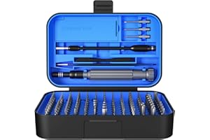 SOONAN 150 en 1 Set de Tournevis de Précision, Set de Tournevis Portable avec 120 Embouts Magnétiques Tournevis Torx Hex Pour Téléphone, Ordinateur Portable, PC, Montre, Lunettes，Bleu