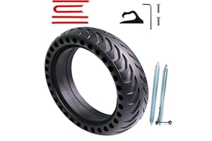 vds racer® Rueda patinete xiaomi 8.5 Pulgadas, maciza antipinchazos compatible con patinetes electríco xiaomi M365, 1s, M365 Pro, Essential, Pro2, Mi3,con gancho, pegatinas y palanca