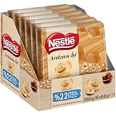 Nestl&eacute; Artizan İşi Fındıklı ve Fındık Ezmeli Beyaz &Ccedil;ikolata 60 Gram x 6