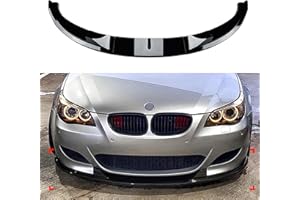 AUSMILA Front Bumper Spoiler Splitter Lip Body Kit For BMW 5 Series E60 E61 M5 2005-2010