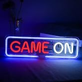 Wanxing Game On Neon Tabela, Duvar Dekoru i&ccedil;in Oyun Neon Tabelaları, Oyun Neon Işıkları İşaretleri, Oyun Odası, Rekabet Oyunu