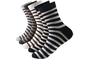 BALSETI Calcetines Hombre, 6 Pares, Estampados y Básicos, Multicolor, Blanco, Negro, Algodón, Talla Única (40-45)