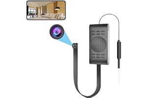 SANPROV Spy Cameras Wifi Wireless Hidden Cameras Mini HD 1080P Surveillance Small Body Nanny Cam Kit with Phone App Motion sensor Detection for Dog Cat Pet Indoor Home