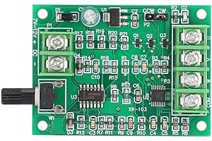EXLIY Controlador de placa de controlador de motor sin escobillas de CC Placa de controlador de motor sin escobillas de CC Placa de control de velocidad Unidad óptica Controlador de motor de disco duro 5V-1