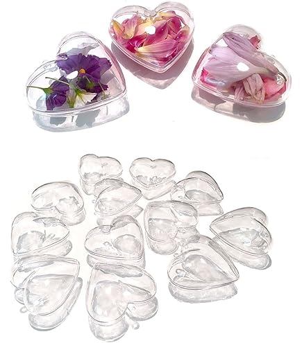 Palline Decorative Trasparenti Per Feste - 20 Pezzi, Cuori E Sfere