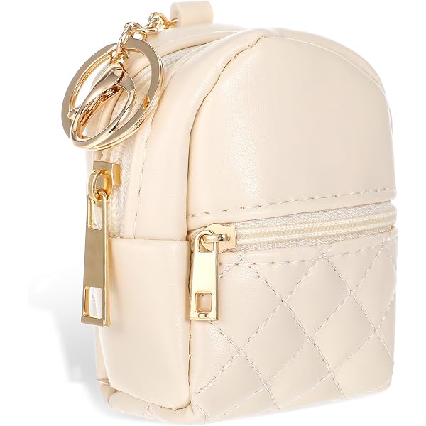 h&m mini backpack keychain Ymapinc Backpack, Cute Cosmetic Bag for Women Creative Pendant Keychain Keyrings PU Leather Makeup Bag Key Pocket Lipstick Card Holder Zipper Pouch Beauty Colours:Hammered Flo. Orange Dick's Sporting Goods 6th __tab2:baby-2-details Our cute small backpack