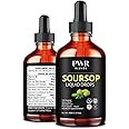 Soursop Liquid Drops - Antioxidant-Rich Immunity Booster with Soursop Fruit, Leaves, Annona Muricata, Laxman Phal, Guyabano, and Hanuman Phal Extracts - 50ml