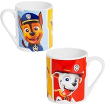 Paw Patrol Zaubertasse Für Kinder – Keramik-Becher Mit Farbwechsel-Effekt, 230 Ml, Offizielles Lizenzprodukt