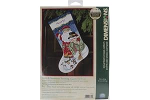 Dimensions Papá Noel y Nieve, Lana, Multicolor, 41 cm