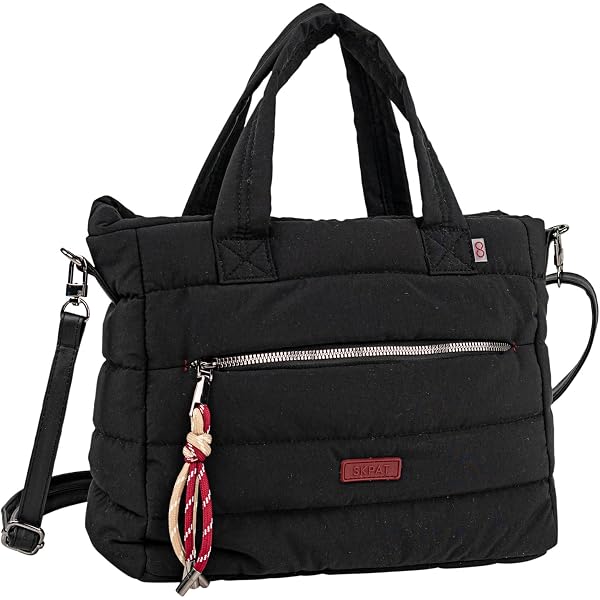 Sac à Main Femme SKPAT - Design Spacieux Et élégant - 32x23x11 Cm - Nylon Matelassé - Idéal Bureau, études, Quotidien