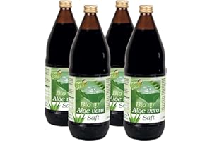 ‎KOPP VITAL KOPP Vital® Bio-Aloe-Vera-Saft | Karton mit 4 x 1 Liter | 100% Direktsaft | Bio-Qualität | Naturtrüber Frischpflanzensaft | Hohe Aloverose-Gehalt