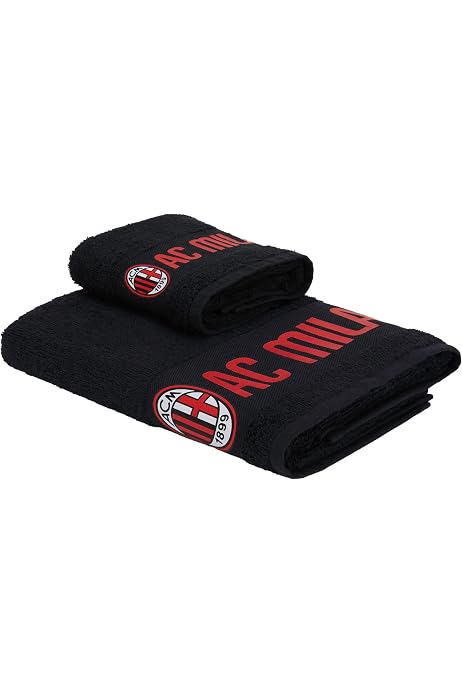 Écharpe AC Milan Officielle - Jacquard Rouge Et Noir, 100% Acrylique