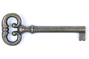 HOLZANDO.DE Möbelschlüssel Schlüssel Rohling Antik Messing (N-b)