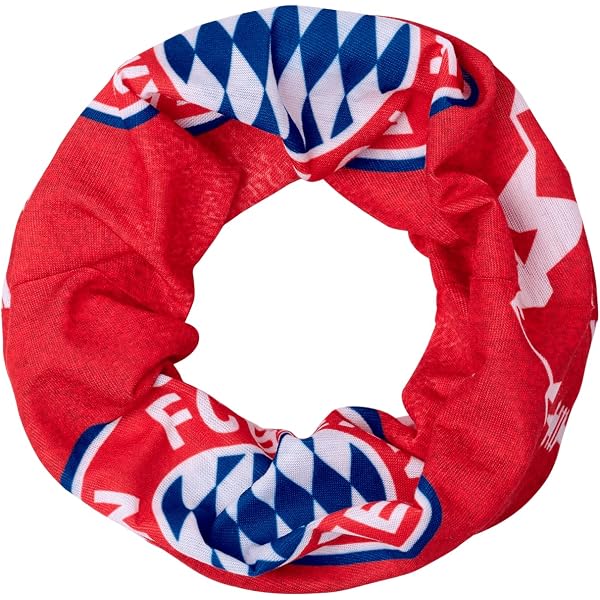Écharpe FC Bayern München Home Enfants Rouge/Blanc - Accessoire Officiel Supporter