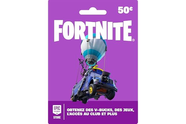 Epic Games Carte cadeau Fortnite - pour la France - par la poste