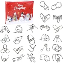 Adventskalender 2025 Mit 25 Metallpuzzles – Knobelspiele Für Teenager & Erwachsene, Weihnachtsgeschenk