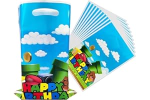 XTAGUVDM Sacchetti Compleanno, 30 Pcs Sacchetti Regalo, Adatto per Feste di Compleanno per Bambini, Feste A Tema