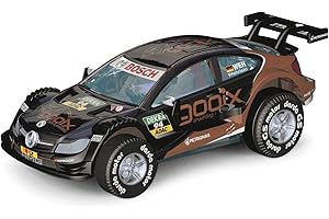 Darda 50395 Voiture Mercedes-Benz C-Coupé DTM Wehrlein, Voiture de course avec moteur de recul interchangeable, Véhicule avec moteur d'extraction pour enfants à partir de 5 ans, voiture de recul, Noir
