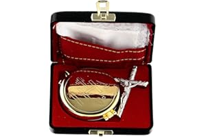 Holyart Astuccio Rigido con teca IHS Croce purificatoio