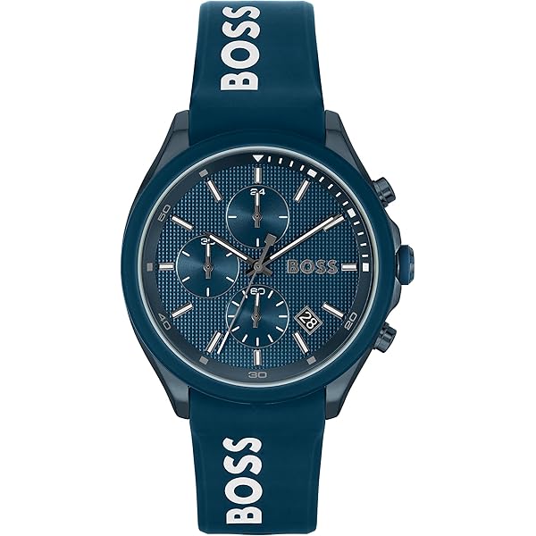 HUGO Orologio analogico multifunzione al quarzo da uomo con cinturino in pelle Marrone - 1530241